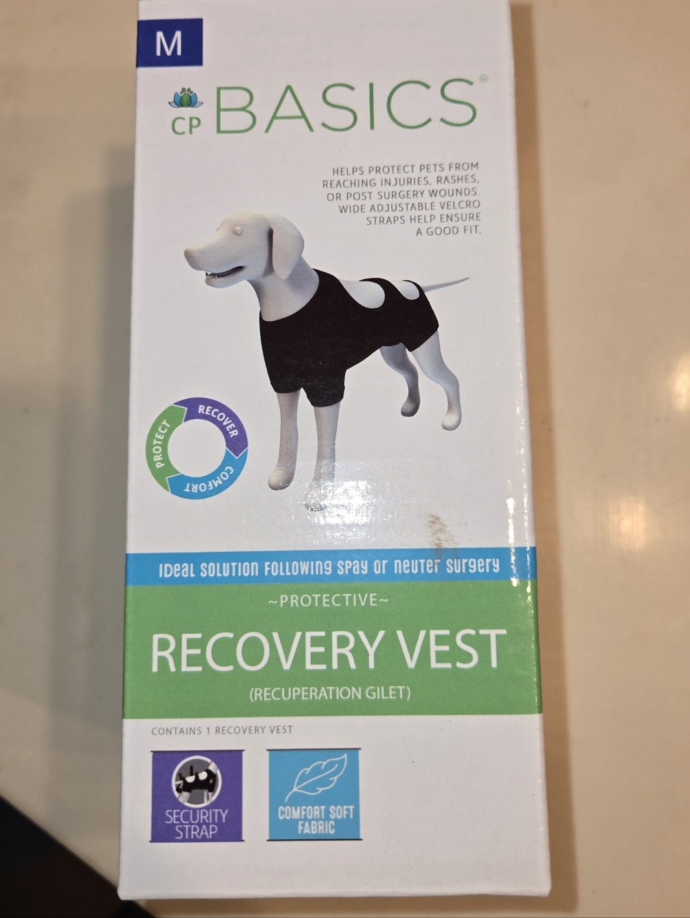 Basic Dog Recovery Shirt Sz MED